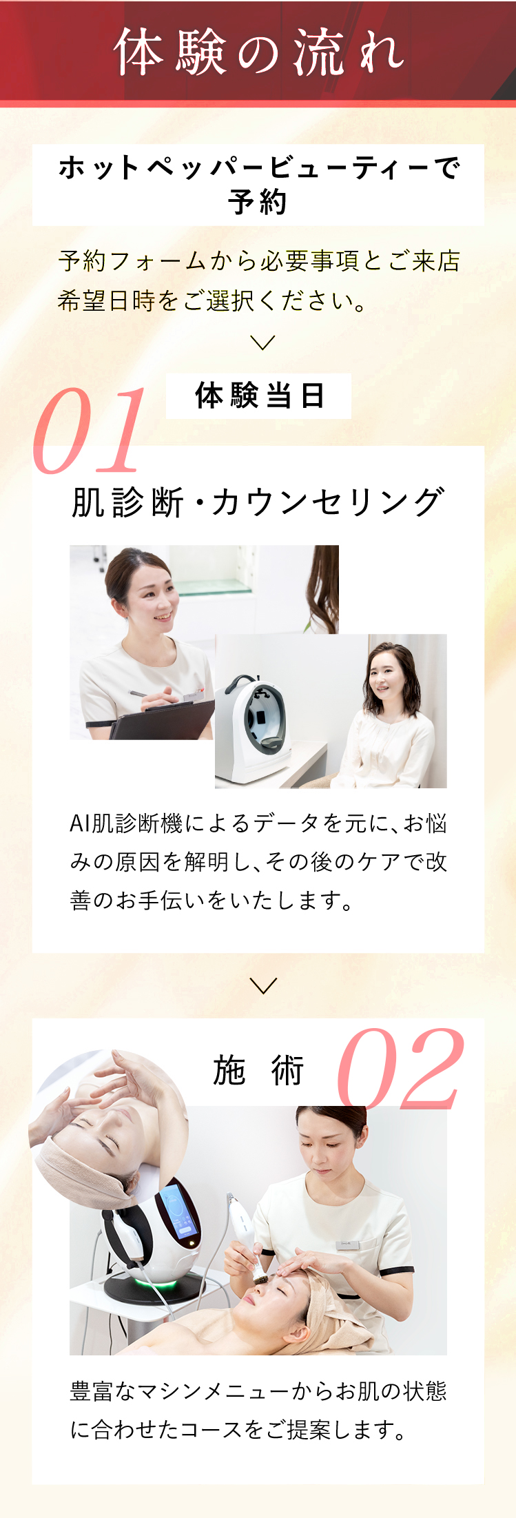 体験の流れ